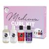 Curl Keeper Medium Curl Starter Kit for Curly Hair - Travel Size Set Includes Original Liquid Styler, Treatment Shampoo, Cream Conditioner & Leave-In Conditioner - Maximum Definition Shine & Moisture view 1