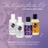 Curl Keeper Tight Curl Starter Kit for Coily Hair - Travel Size Set Includes Original Liquid Styler, Silk Shampoo, Silk Conditioner & Styling Cream - Maximum Definition & Shine with Zero Frizz view 2