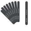 12-Pack Professional Nail Files: Double-Sided Emery Boards for Natural, Acrylic, Poly, and Gel Nails  Washable Black Manicure Tools Set by JPACO (100/180 Grit) view 1
