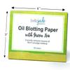 Oil Blotting Paper Sheets  Instantly Absorbs Excess Oil and Shine from Face without Smudging Makeup  Large size, 200 Tissues  (green tea) view 3
