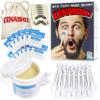 KENASHII Nose Wax Kit | 100 g Wax, 24 Applicators | Hair Removal Kit for Men and Women | Includes Balm Wipes and Mustache Guards | Lasts up to 5 Weeks view 1