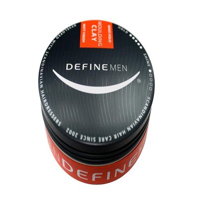 Define Men Molding Clay - Scandinavian Premium HairCare. Matte finish & maximum hold. Luxury Imported Hair Product - Developed with Norwegian Stylists Manufactured in Denmark