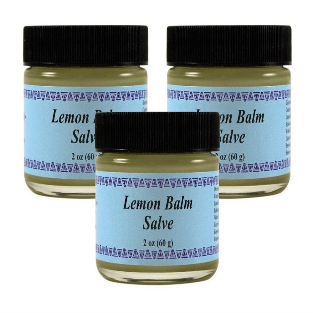 WiseWays Herbals: Salves for Natural Skin Care, Lemon Balm Cream, 2 Ounce (Pack of 3)
