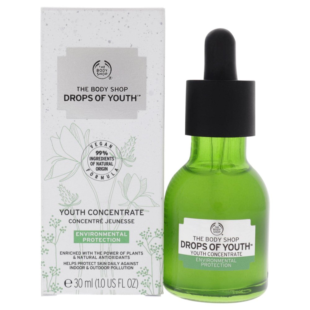 The Body Shop Drops of Youth, Made with Edelweiss Youth Concentrate, For Fresher Looking Skin, 1 Fl Oz