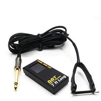 DGT Premium Silicone Clip Cord 7.2 ft Long works with Mono Plug Tattoo Power Supply