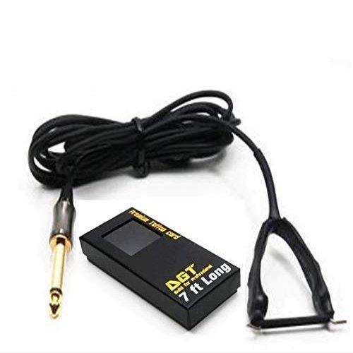 DGT Premium Silicone Clip Cord 7.2 ft Long works with Mono Plug Tattoo Power Supply