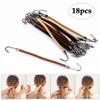 BinaryABC Ponytail Hooks Holder Bungee Bands,18Pcs view 2