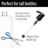 Bar5F Pumps for Shampoo Conditioner Lotion Body Wash, Fits 1" Inch Bottle Necks, 1 Liter 33.8-Ounce Bottles (Black and White) view 3