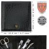 3 Swords Germany - brand quality 7 piece manicure pedicure grooming kit set for professional finger & toe nail care scissors clipper fashion leather case in gift box, Made by 3 Swords (84322) view 4