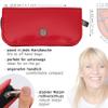 3 Swords Germany - brand quality 5 piece manicure pedicure grooming kit set with synthetic leather case red - Made in Germany view 4