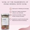 Amaki Herbal Bath Soak Blend of Epsom and Dead Sea Salt Infused with Lavender Essential Oil - for Stress Relief, Reduce Sore Muscle, Skin Soothing - Luxury Gift Set of 2, 8 Ounces Jars view 4