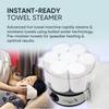 Pro Beauty - Hot Towel Warmer for Spa - Professional Towel Steamer Kit - Facial Esthetician Equipment, Massage Salon Supplies, Metal Tongs Included, 6 Hygienic Towels - Compact Mini Size view 4