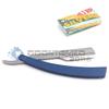 OdontoMed2011 MANUAL FOLDING SHAVING KNIFE BEARD CUTTER SHAVER STRAIGHT EDGE BARBER RAZOR SHAVING RAZORS (Blue Razor + 11 Blades) view 1
