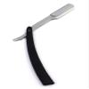 OdontoMed2011 MANUAL FOLDING SHAVING KNIFE BEARD CUTTER SHAVER STRAIGHT EDGE BARBER RAZOR SHAVING RAZORS (Black) view 1