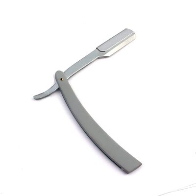 OdontoMed2011 MANUAL FOLDING SHAVING KNIFE BEARD CUTTER SHAVER STRAIGHT EDGE BARBER RAZOR SHAVING RAZORS (Gray)