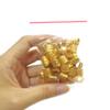 50 Pieces Dreadlocks Beads Hair Braid Cuffs Dreads Lock Ring Adjustable Hair Clip Filigree Tube Tools for Decoration (Silver or Gold) (Gold) view 1