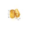 50 Pieces Dreadlocks Beads Hair Braid Cuffs Dreads Lock Ring Adjustable Hair Clip Filigree Tube Tools for Decoration (Silver or Gold) (Gold) view 3