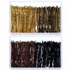 Hicarer 200 Pieces Multicolor Bobby Pins 4 Colors Hair Pins Assorted Colors Hair Clips with Clear Boxes for Women view 3