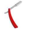 OdontoMed2011 MANUAL FOLDING SHAVING KNIFE BEARD CUTTER SHAVER STRAIGHT EDGE BARBER RAZOR SHAVING RAZORS DOUBLE (Red) view 1