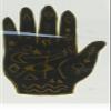 Tattly Temporary Tattoos Gold Mystic Hand view 1