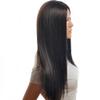 ADAMAI 26'' Cool Natural Super Long Dark-Brown Fluffy Straight Women Lady Comfortable Synthetic Hair Wigs view 4