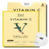 Rael Vitamin C Face Masks  Brighten + Glow with Pomegranate and Citrus Fruit Extract, All Skin Types, Korean Skin Care (5 Count) view 1