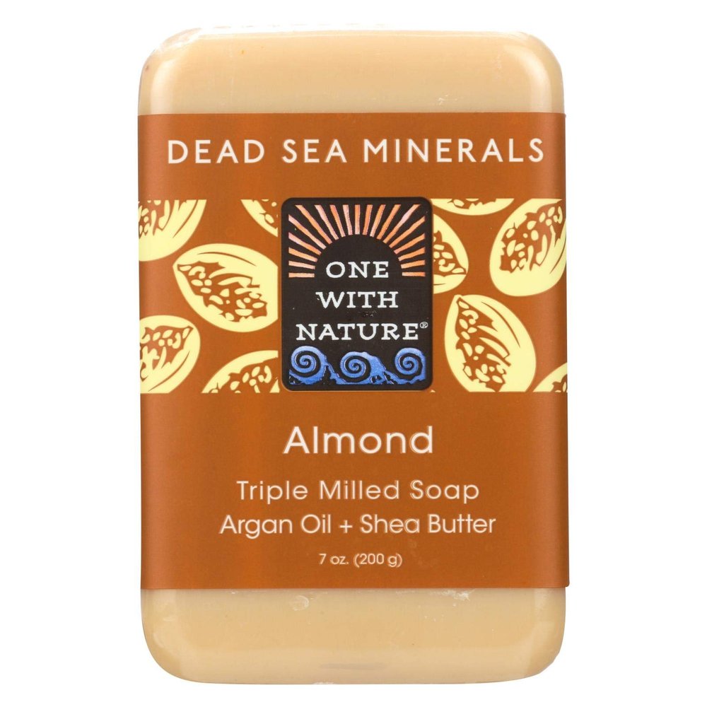 2 Pack of One With Nature Almond Soap Bar - 7 oz