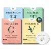 Rael Face Mask Skin Care, Bamboo Facial Mask Sheet Set - Variety Pack, Korean Skincare, All Skin Types, Gift Set (5 Hydration, 5 Vitamin C, 5 Collagen, 5 Tea Tree, 20 Sheets) view 1