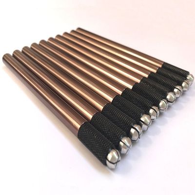 QMYBROW Stainless Steel Brows Microblading Tool 10Pcs Microblade Handle Permanent Makeup Supplies