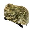 French Amie Onde Beige Net Handmade Celluloid Side Slide In Secure Grip Hair Updo Jaw Hair Claw Clamp view 1