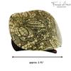 French Amie Onde Beige Net Handmade Celluloid Side Slide In Secure Grip Hair Updo Jaw Hair Claw Clamp view 3