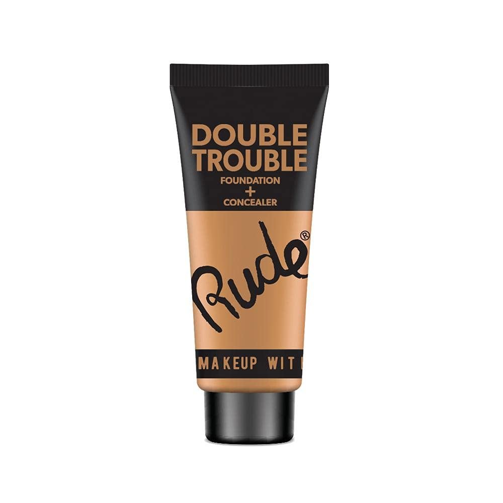Rude - Double Trouble Foundation + Concealer - Natural