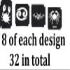 Cancer Zodiac Collection (Cancer Tattoo Stencils) view 1