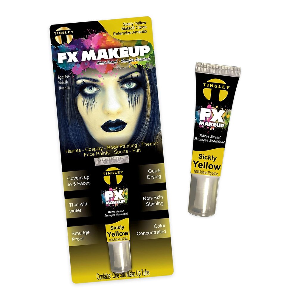 Tinsley Transfers FX Makeup Singles - Sickly Yellow (10 ml)