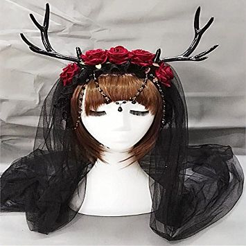 Original Manual antlers deer Ear Hair Hoop Forest Animal Exhibition Cosplay Headband Gothic