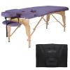 Saloniture Professional Portable Folding Massage Table with Carrying Case - Lavender view 1