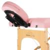 Saloniture Professional Portable Folding Massage Table with Carrying Case - Pink view 2