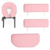 Saloniture Professional Portable Folding Massage Table with Carrying Case - Pink view 4