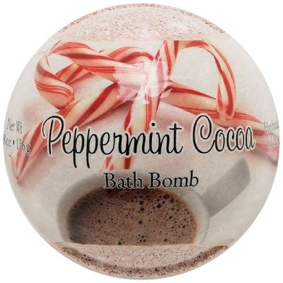 Primal Elements Peppermint Cocoa Bath Bomb, 4.8 Ounce