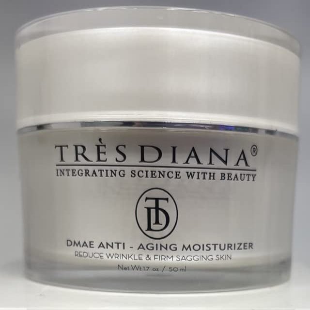 TRSDIANA DMAE Anti-Aging Moisturizer - Premium Anti-Aging, for Face and Neck, Moisturizes, perfect for Oily, Dry, and Sensitive Skin, Natural Blend of Vitamin E, Caviar, Aloe, Green Tea Antioxidant,