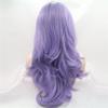Curly WLight Wavy Curly Light Purple with Dark Roots Synthetic Lace Front Wig with view 3