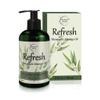 Refresh Massage Oil for Massage Therapy with Eucalyptus & Peppermint Essential Oils - All Natural Sore Muscle Relief. Ideal for Full Body Relaxation  Nut Free Formula 8oz view 1