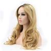 Wavy Wig Curly Blonde Mixed Synthetic Lace Front Wig view 2