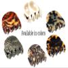 French Amie All Day Small Handmade Celluloid Acetate Sturdy Jaw Hair Claw Clip with Covered Spring (Opera) view 2