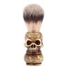ZJchao Shaving Brush, Skull Head Shaped Handle Beard Shaving Brushes for Men Hair Salon Shave Brush for Wet Shave Men's Grooming Hair Shaving Brush Tool Gifts for Dad Boyfriend Bearded Man view 1