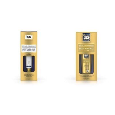 RoC Retinol CORREXION Deep Wrinkle Daily Moisturizer with Anti-Aging Deep Wrinkle Serum