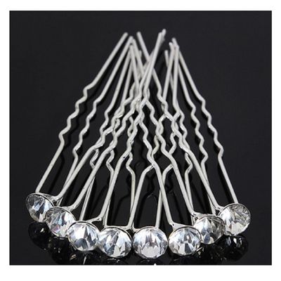 20pcs Bridal Crystal Rhinestone Diamante Clips Hairpin Accessories by 24/7 store
