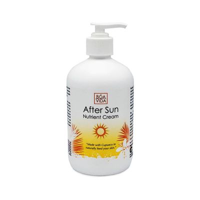 BoaVida After Sun Lotion Nutrient Body Cream and Tan Enhancer - Sun Burn Recovery Cream for After Sun Exposure, Made with Cupuacu Butter 16 Ounce