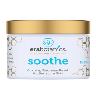 Era Organics Cream Redness Relief Moisturizer- Soothing Redness Relief for Face with Manuka Honey, MSM, Chamomile - Calming Moisturizer Made in USA