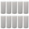 10 Pack 15ml Empty Plastic Tubes Oval Twist-Up Deodorant & Lip Balm ContainersWhite DIY Tubes for Homemade, Crayon Holder (0.5 Oz) view 1